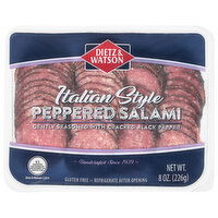Dietz & Watson Italian Style Peppered Salami - 8 Ounce
