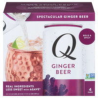 Q Ginger Beer - 4 Each 