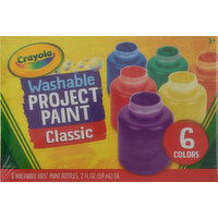 Crayola Project Paint, Washable, Classic - 6 Each 