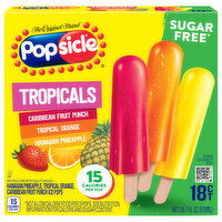 Popsicle Ice Pops, Tropicals, Sugar Free