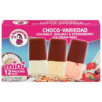 Helados Mexico Ice Cream Bars, Choco-Variedad, Mini - 12 Each 