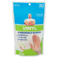 Mr. Clean Gloves, Disposable, Vinyl, Latex-Free - 30 Each 