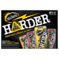 Mike's Harder Malt Beverage, Premium, Assorted, Variety Pack - 12 Each 