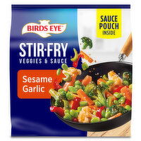 Birds Eye Sesame and Garlic Frozen Stir Fry Veggies and Sauce, Frozen Vegetables - 15 Ounce 