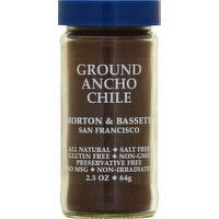 Morton & Bassett Ancho Chile, Ground - 2.3 Ounce 