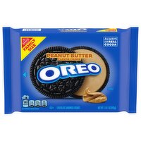 OREO Peanut Butter Creme Chocolate Sandwich Cookies, Family Size - 17 Ounce 