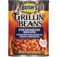 Bush's Best Grillin' Beans, Steakhouse Recipe - 22 Ounce 