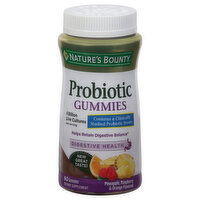 Nature's Bounty Probiotic, Gummies, Pineapple, Raspberry & Orange Flavored - 60 Each 