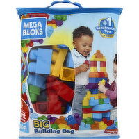 Mega Bloks Building Bag, Big - 80 Each 