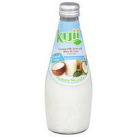 Kuii Coconut Milk Drink, with Nata de Coco, Original Flavor - 9.8 Fluid ounce 