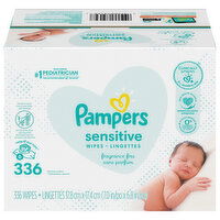 Pampers Wipes, Sensitive, Fragrance Free