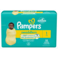 Pampers Diapers, 1 (8-14 lb), Jumbo Pack