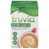 Truvia Sweetener, Calorie-Free, Stevia Leaf - 2.82 Ounce 