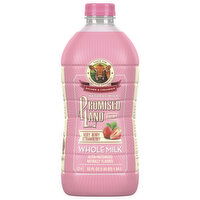 Promised Land Dairy Milk, Whole, Very Berry Strawberry