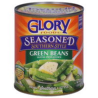 Glory Green Beans, Seasoned, Southern Style - 29 Ounce 