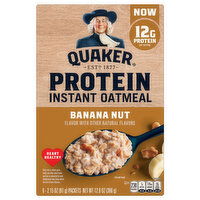 Quaker Oatmeal, Banana Nut, Instant - 6 Each 