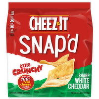 Cheez-It Cheesy Baked Snacks, Sharp White Cheddar, Extra Crunchy