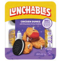 Lunchables Chicken Dunks, with Chocolate Creme Cookies - 4 Ounce 