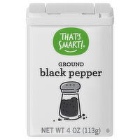 That's Smart! Black Pepper, Ground - 4 Ounce 