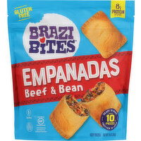 Brazi Bites Empanadas, Beef and Bean - 10 Ounce 