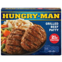 Hungry-Man Grilled Beef Patty Frozen Dinner - 15 Ounce 