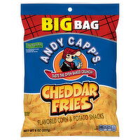 Andy Capp's Corn & Potato Snacks, Cheddar Fries, Big Bag - 8 Ounce 