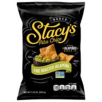 Stacy's Pita Chips, Fire Roasted Jalapeno, Baked - 7.33 Ounce 