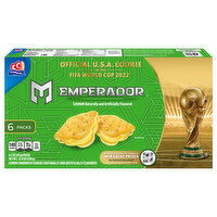 Emperador Sandwich Cookies, Lemon, 6 Packs - 6 Each 