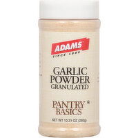 Adams Garlic Powder, Granulated - 10.31 Ounce 