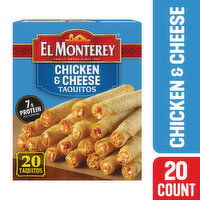 El Monterey Taquitos, Chicken & Cheese - 20 Each 