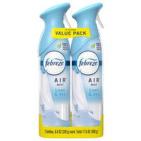 Febreze Air Refresher, Linen & Sky, Value Pack - 2 Each 