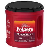 Folgers Coffee, Ground, Medium, House Blend - 25.9 Ounce 