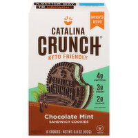 Catalina Crunch Sandwich Cookies, Chocolate Mint, Keto Friendly - 16 Each 