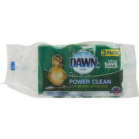 Dawn Scrubber Sponges, Power Clean, 3 Pack