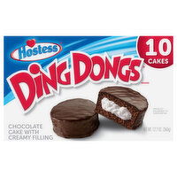 Hostess Cake, with Creamy Filling, Chocolate - 10 Each 