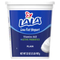 Lala Yogurt, Plain, Low Fat - 32 Ounce 