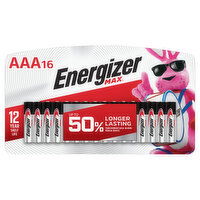 Energizer Batteries, Alkaline, AAA - 16 Each 