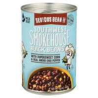 Serious Bean Co Black Beans, Southwest, Smokehouse