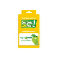 Super 1 Foods Super 1 Foods Gift Card  - 1 Each