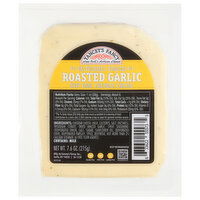 Yancey's Fancy Cheese, New York Cheddar, Roasted Garlic - 7.6 Ounce 