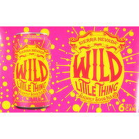 Sierra Nevada Beer, Slightly Sour Ale, Guava, Hibiscus & Strawberry, Wild Little Thing - 6 Each 