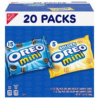 OREO Mini Mix Sandwich Cookies Variety Pack, 20 Snack Packs - 20 Ounce 