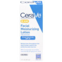 CeraVe Facial Moisturizing Lotion, Broad Spectrum SPF 30, AM - 3 Fluid ounce 