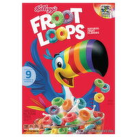 Froot Loops Cereal, Natural Fruit Flavors, Sweetened, Multigrain, - 8.9 Ounce 