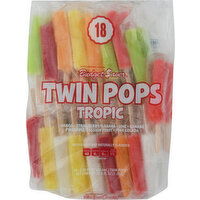 Budget Saver Twin Pops, Tropic - 18 Each 