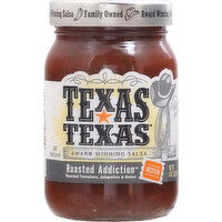 Texas Texas Salsa, Roasted Addiction, Medium - 16 Ounce 