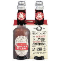 Fentimans Soda, Ginger Beer, Traditional - 4 Each 