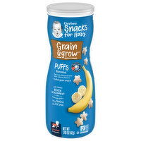 Gerber Puffs, Banana, Grain & Grow, Crawler (8+ Months) - 1.48 Ounce 