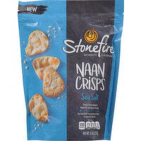 Stonefire Naan Crisps, Sea Salt - 6 Ounce 