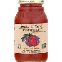 Cucina Antica Cooking Sauce, Premium, Marinara Garlic - 25 Ounce 